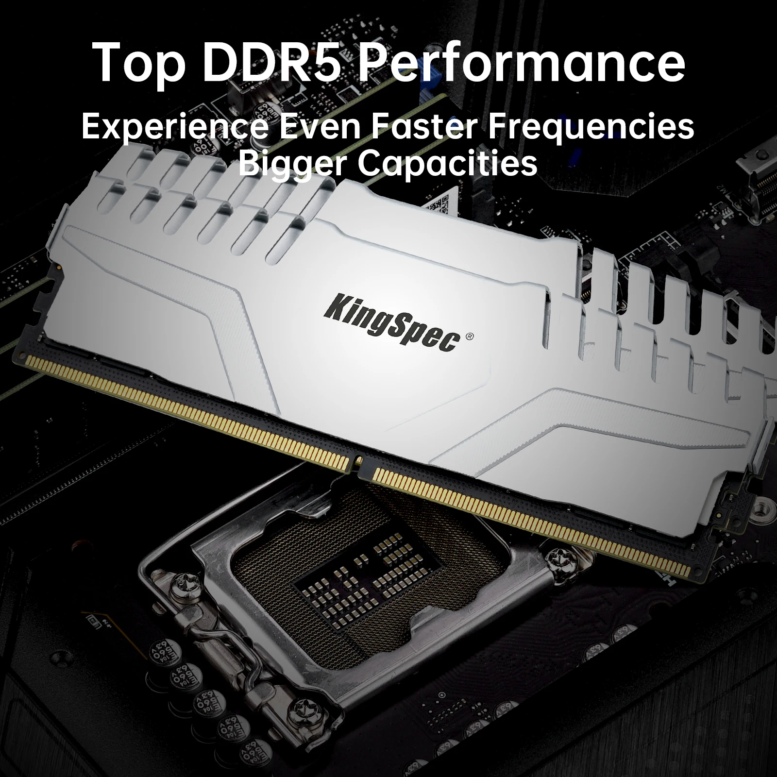 KingSpec DDR5 RGB RAM Memory DDR5 RAM PC 16GB 32GB 16GBx2 6000MHz 6400 MHz RAM Memory Module for Desktop