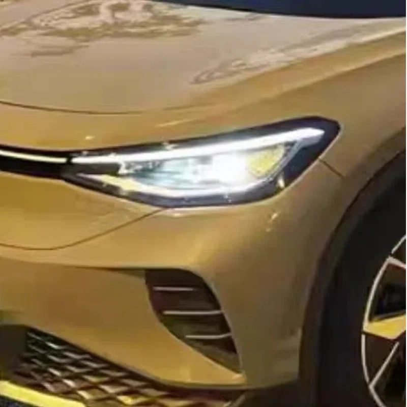 مصباح أمامي جديد ليد لوح DRL مصباح يعمل بالنهار ثنائي الفينول لسيارات VW ID4 ID.4 ide. #5