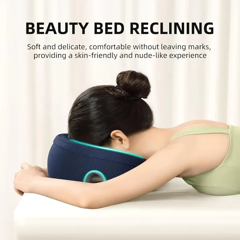 Massage Bed Face Pillow Memory Foam Prone Pillow with Hole Professional Bodywork Face Cushion Spa Table Accessories