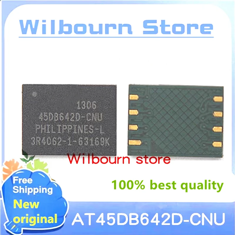 

100% New original 1PCS/LOT 45DB642D-CNU AT45DB642D-CNU QFN8
