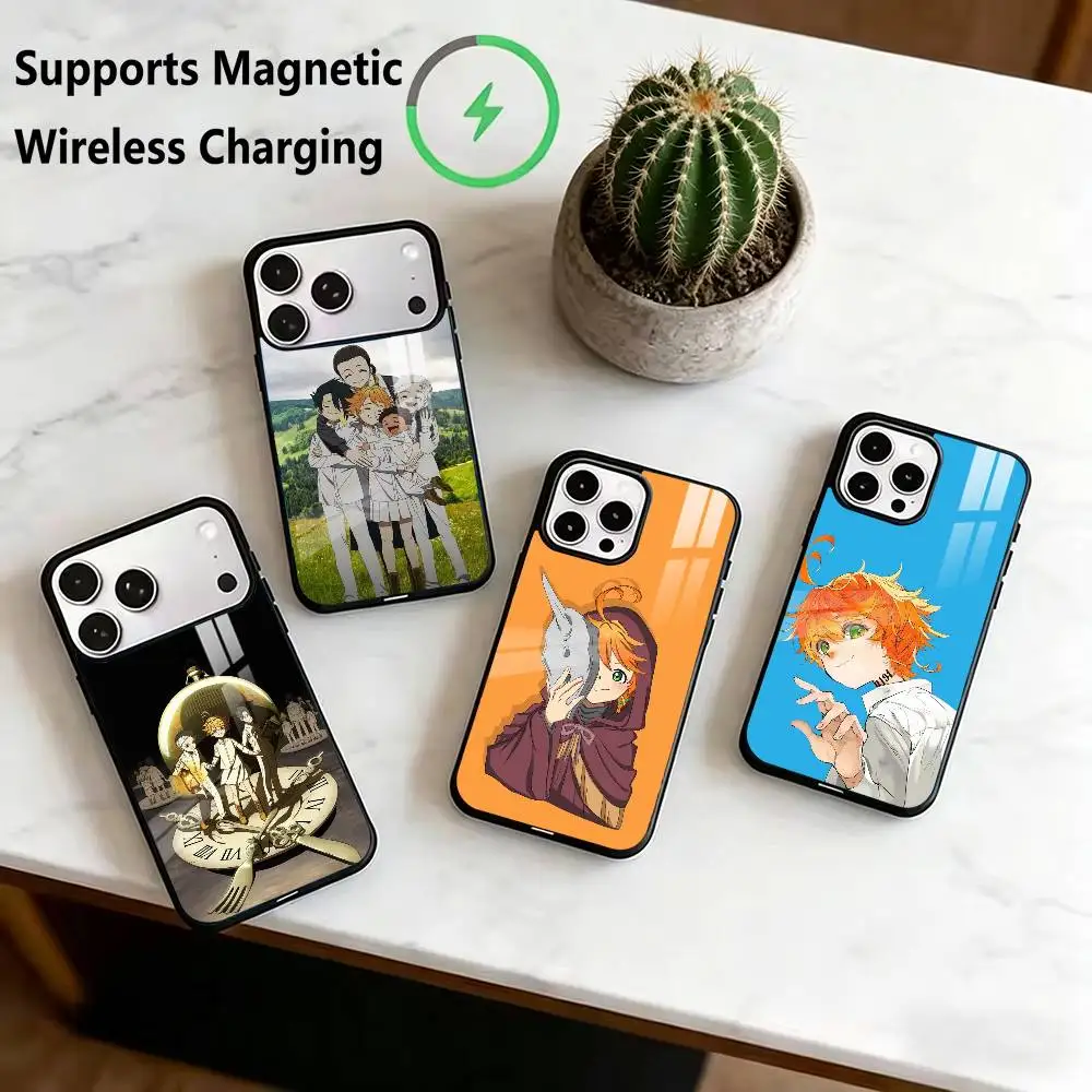 The P-Promised N-Neverland  Phone Case For iPhone18 17,16,15,14,13,12,11 Plus,Pro Compatible with magnetic wireless charging