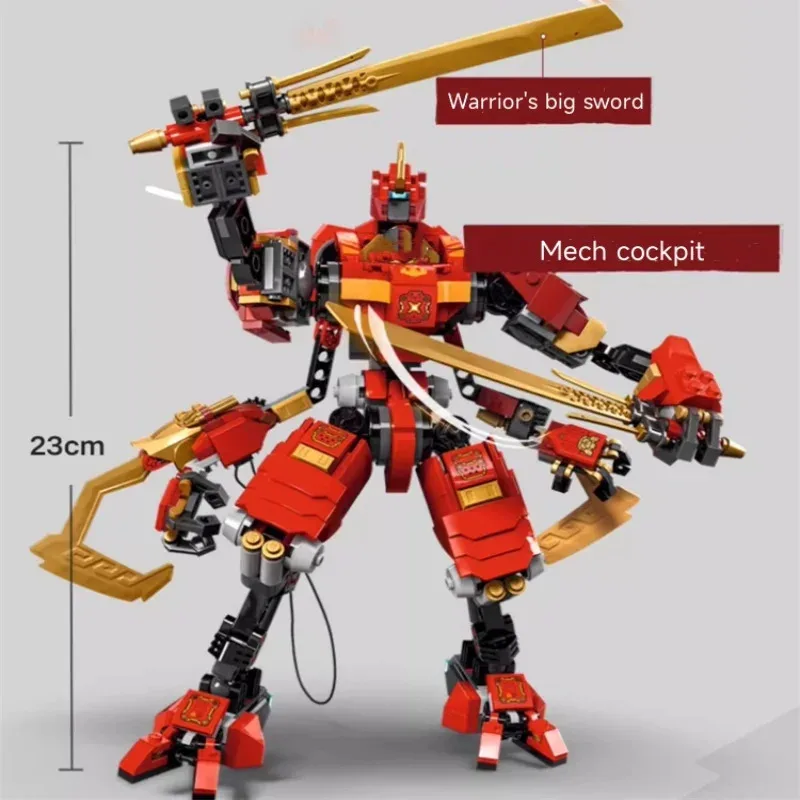 MOC Sets Creative Ninja Mecha Series Building Blocks Climbers Mecha robot Model children's DIY collection holiday gifts 71812