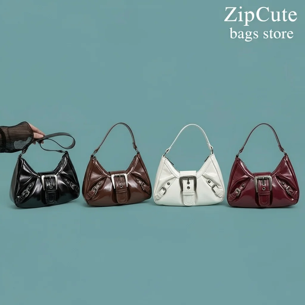 Y2K – sac à bandoulière Hobo plissé rétro pour femmes, pochette sous les bras de Style Maillard, pour voyage, travail, Shopping, offre spéciale