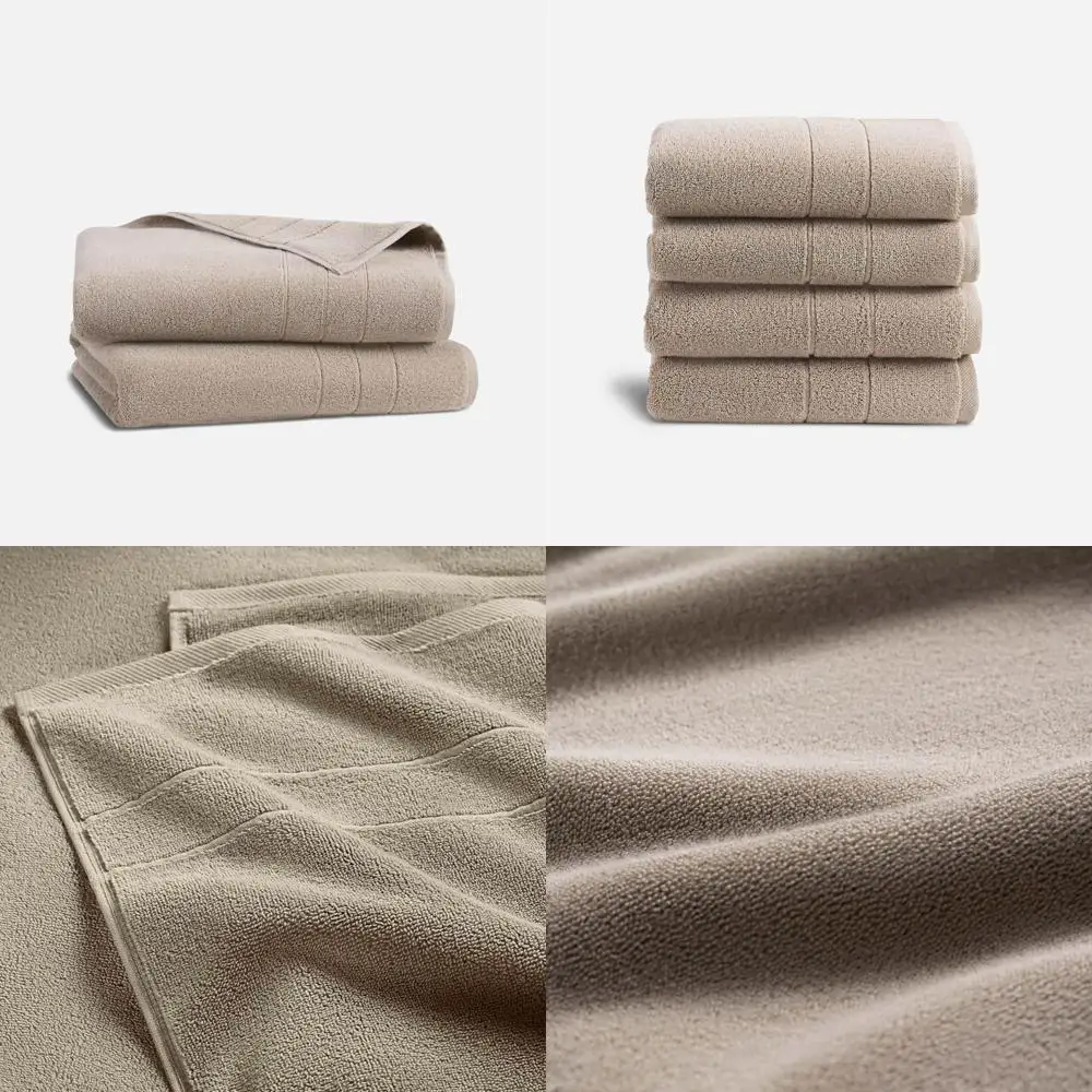 

Highly Absorbent Cotton Bath Sheets Set of 2, 820 GSM, Machine Washable, Perfect for Home, Turkish Cotton Long-Lasting Comfort