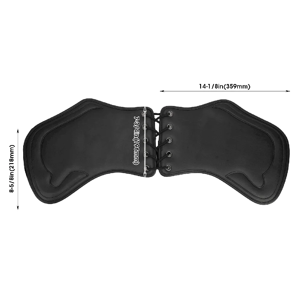 For Harley Touring Street Road Glide Dyna Fatboy Softail Sportster Motorcycle Universal PU Leather Heat Saddle Shield Deflectors