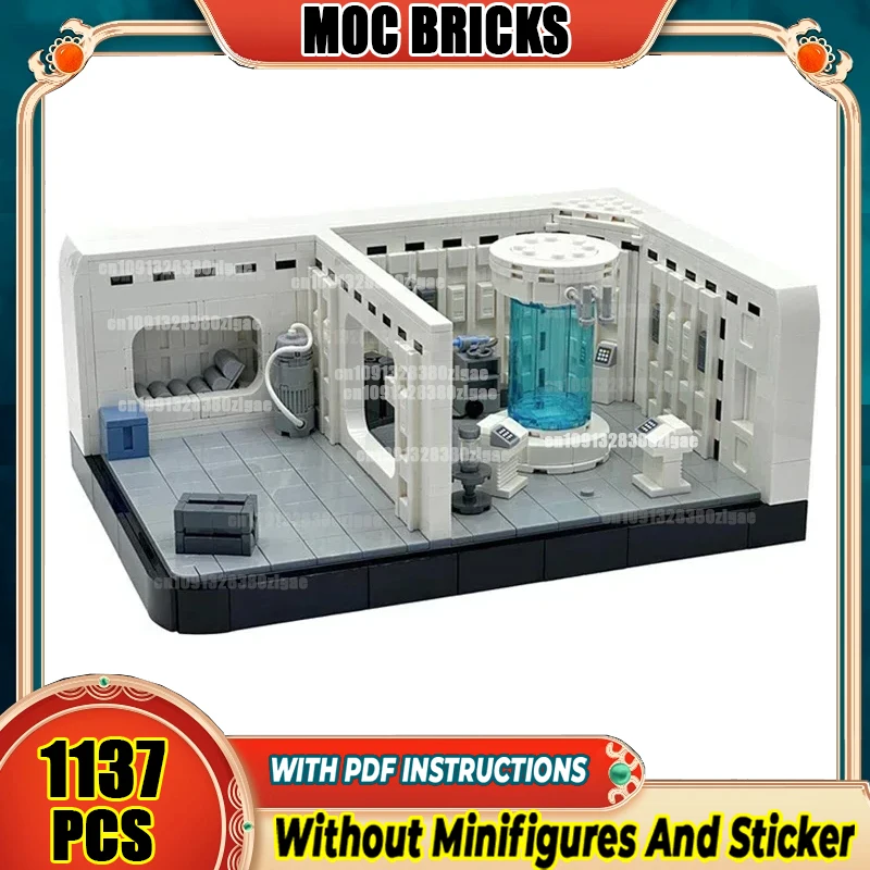 Moc Building Bricks Echo Base Medical Bay Model Blocks Toys