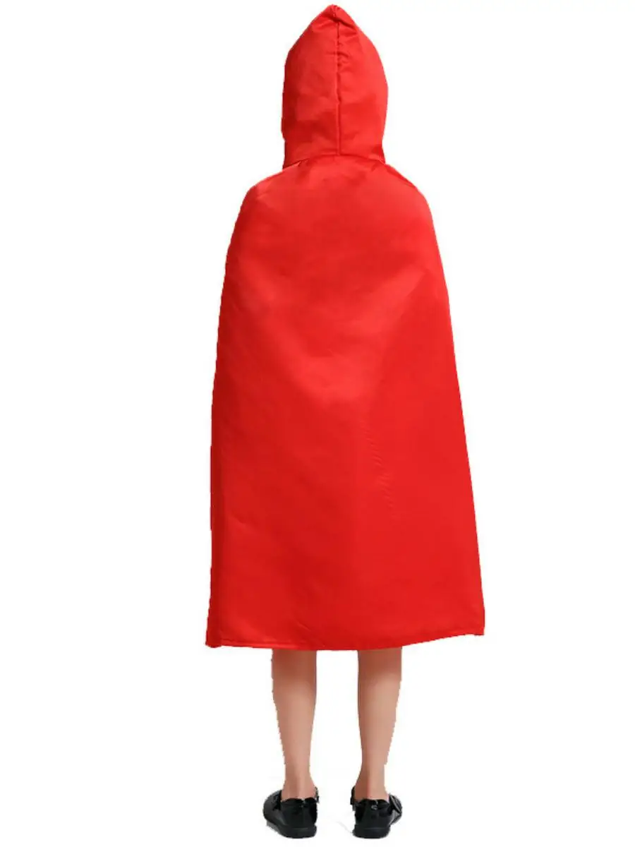 زي أداء للهالوين، فستان أميرة للأطفال، زي متناسق للأم والطفلة، تنورة رقص للفتيات على طراز ليلى والذئب #4