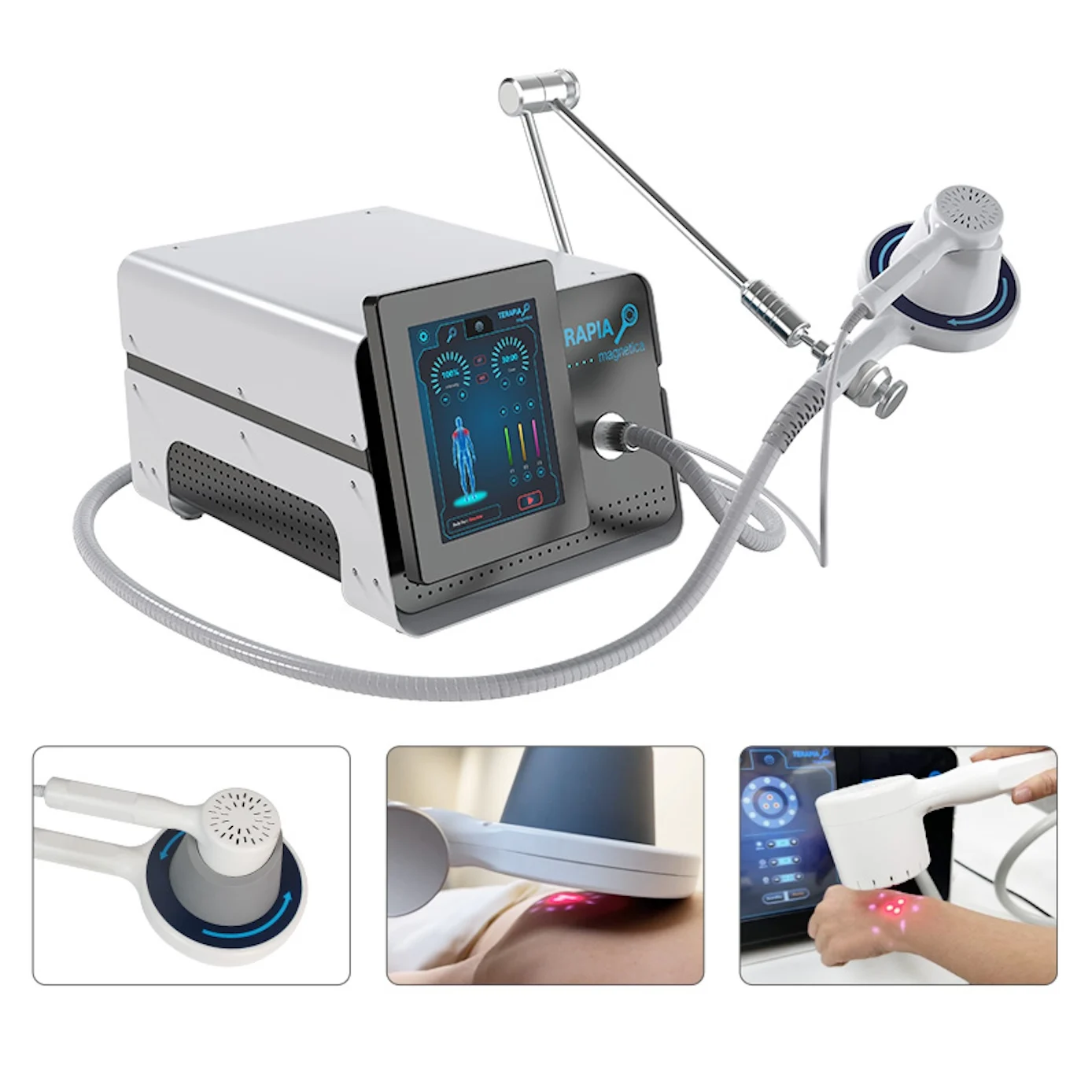 6T Magnetic Physio Therapy Plus Infrared Pain Therapy Machine Sport Injuries Rehabilitation EMTT Magneto Massager Recovery