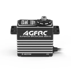 AGFRC A81FHM 74KG Super Torque HV 4-Poles Brushless Motor Programmable Digital Servo For 1/8 RC Car Truck Airplane Buggy Boat