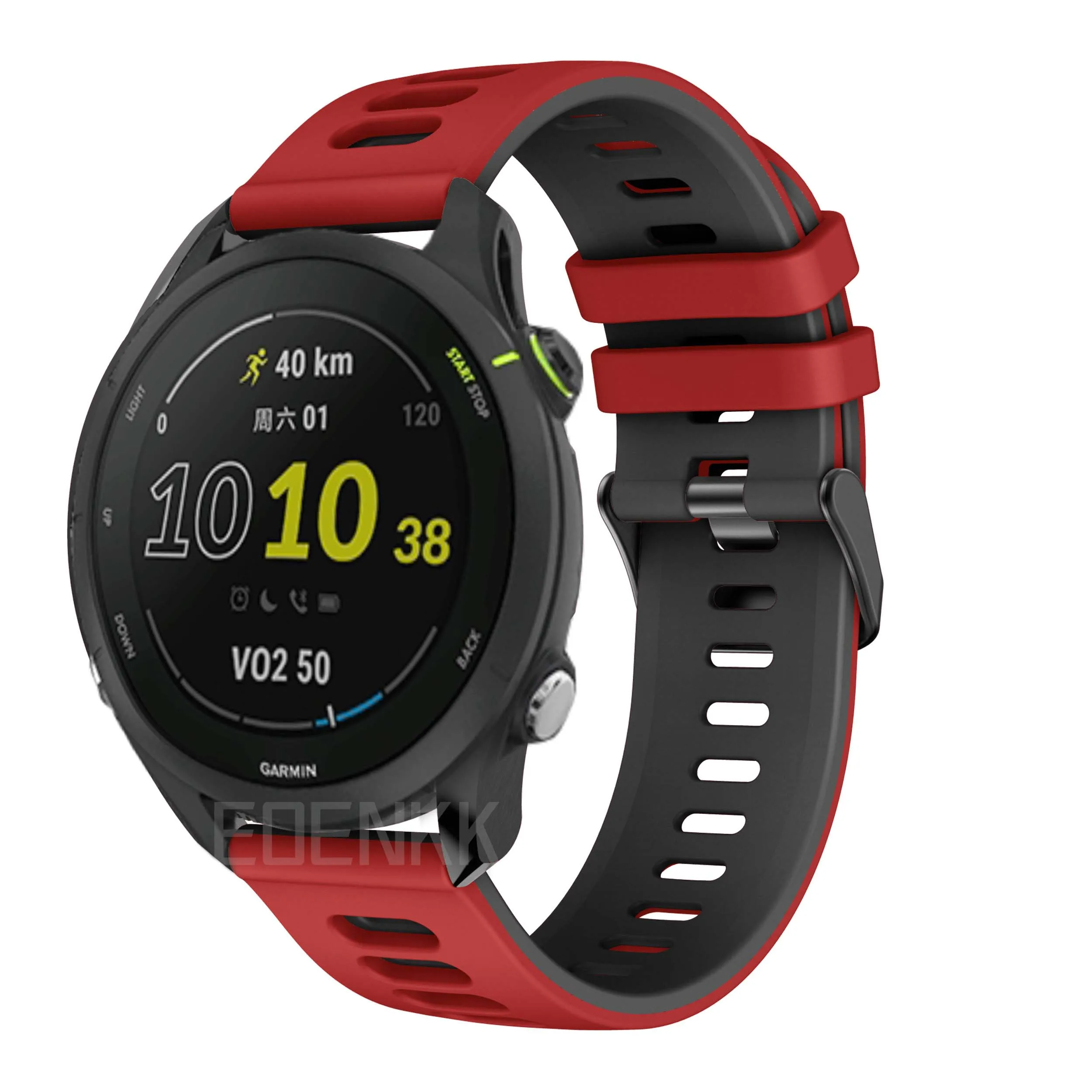 Silikon-Armband für Garmin Forerunner 255 265 165 55 245 645 Venu 3 2 Vivoactive 5 4 3 Venu SQ2 Smart Watch Band Armband – Detail 3