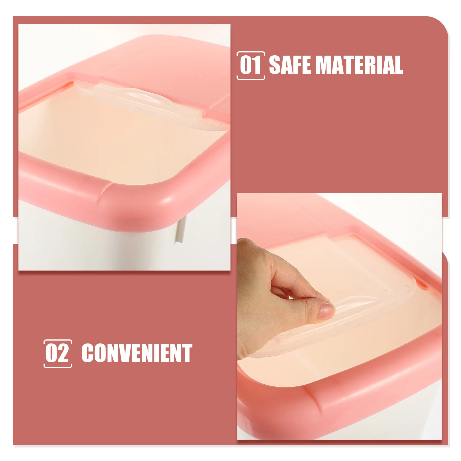 

10 Kg Sealed Rice Storage Box Holder Container Airtight Ingredient Flour Bin Food Containers for Household with Cover