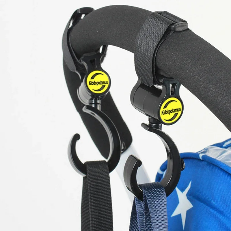 2 Pcs/LOT Baby Stroller Accessories Hook Multifunction Black High Quality Plastic ATRQ0234