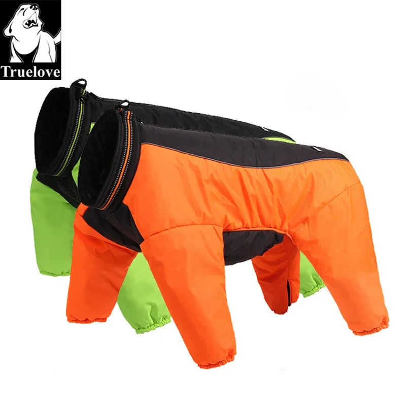 Truelove Winter Pet Dog Coat Reversible Clothes Outdoor Warm Big Small Dog Waterproof Reflective Walking Hiking Running TLG2271