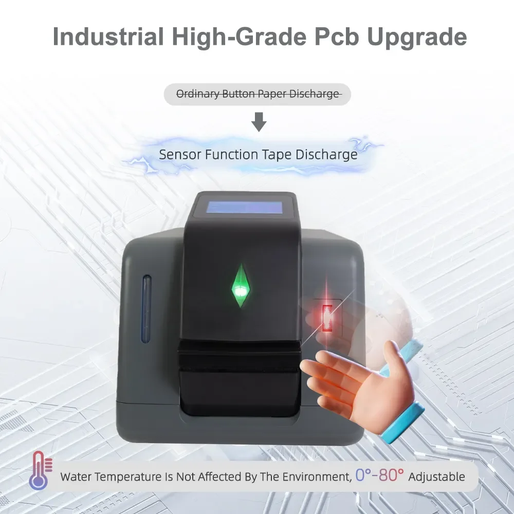 LinkAir المبيعات الساخنة القاطع الحياة 1000000 مرة التعبئة والتغليف التلقائي الرطب كرافت ورقة Gummed آلة المياه المنشط الشريط موزع #3