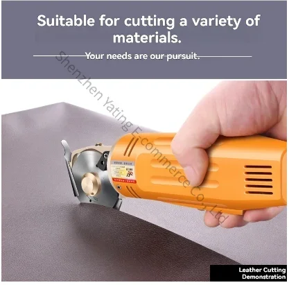 1PC 1.8mm Electric Scissors Cutting Machine Clothing Electric Cutter Circular Fabric Cutting Knife, Electric Fabric Cutting Scis