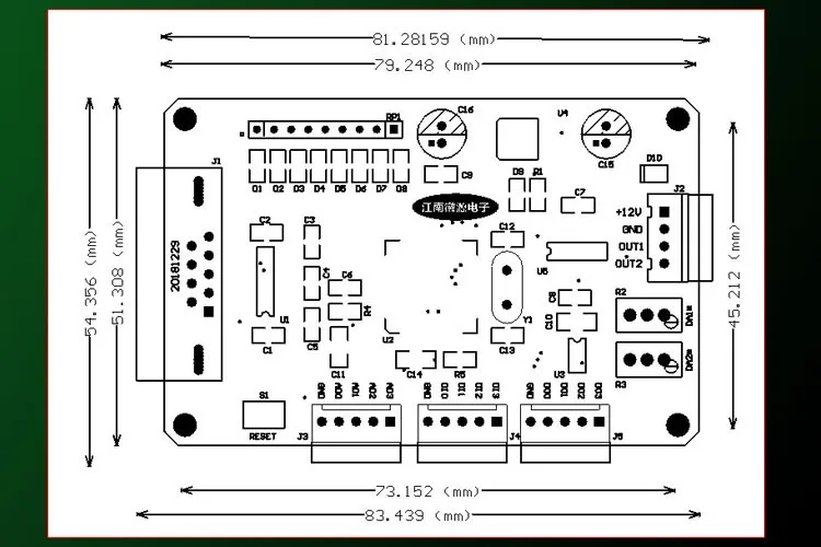 Imagem -02 - Módulo 12bit-dac Fem4822 Rs232 Serial Adc Dac io Integrado Placa de Desenvolvimento com Microcontrolador