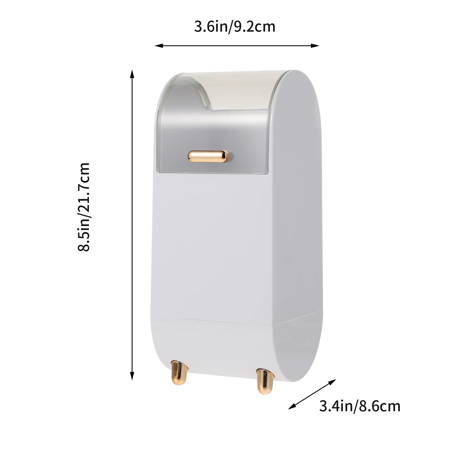 1Pcs Makeup Brush Storage Bucket Brush Holder ABS Plastic Eyebrow Pencil Organizer Desktop Beauty Storage Box