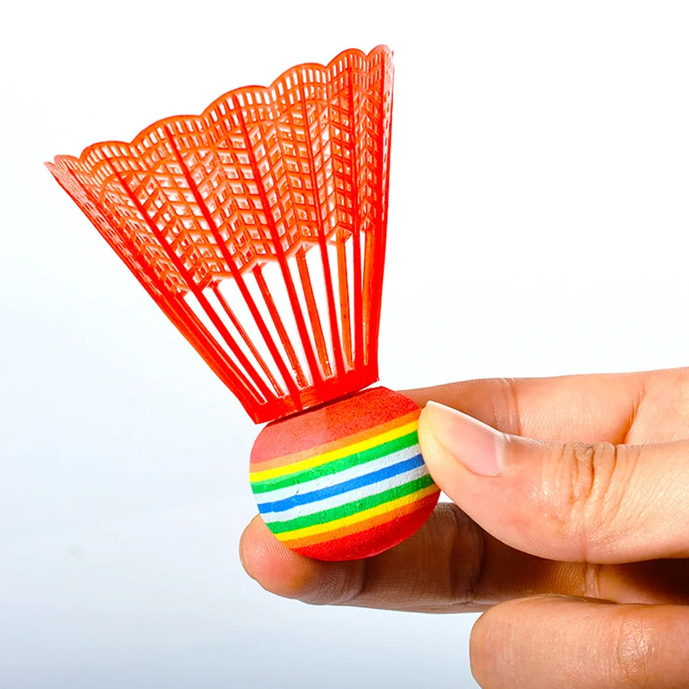 20pcs Advanced Plastic Badminton Colored Shuttlecocks Rainbow Ball Sports Gadget Sports Accessories for Sports Outdoor (Mixed