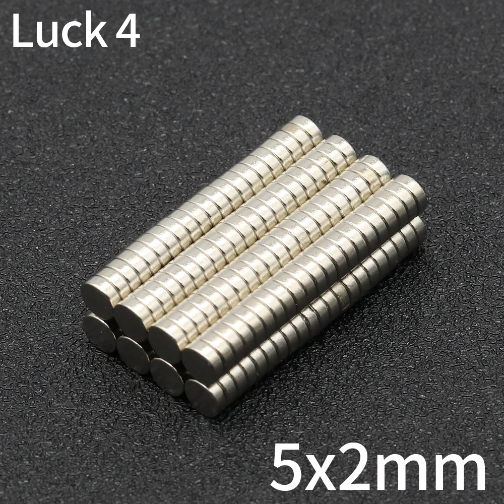 50/100/200/500Pcs Small Round Magnet 5x2  Neodymium Magnet N35 5mm x 2mm Permanent NdFeB Super Strong Powerful Magnets imans