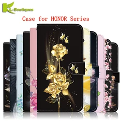 Wallet Card Stand Magnetic Flip Case For Honor X8B X9B X7B X7A X6A X5 Plus X8 X9 X7 X6 X9A X8A HonorX8B Euti Leather Phone Cover