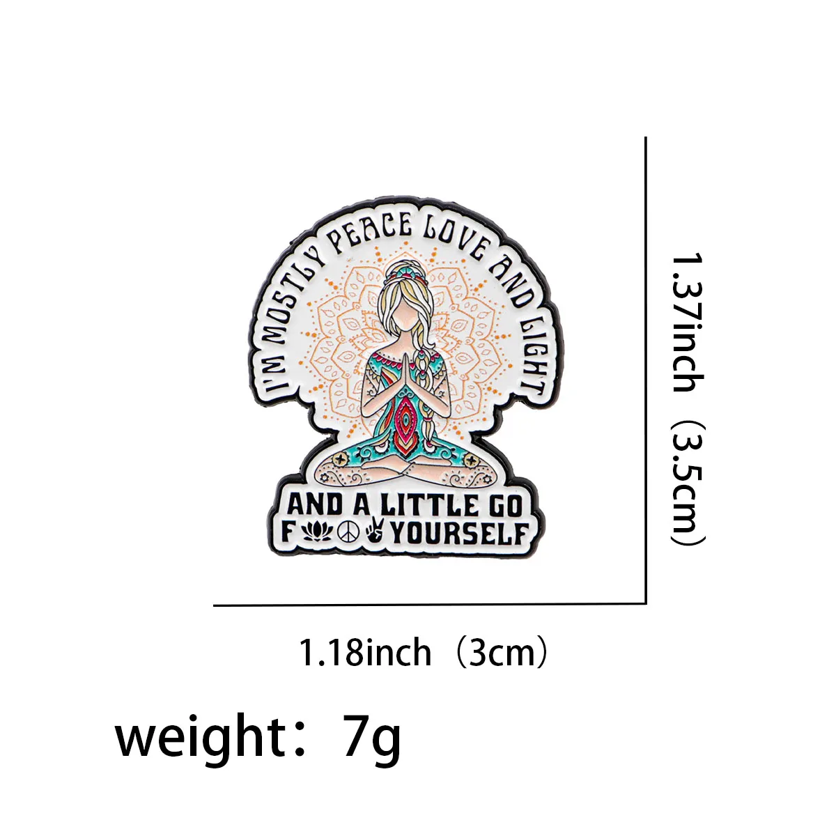 Funny Yoga Enamel Pins Humorous Quote Brooches For Women Lapel Pins Badge on Backpack Costume Accessories Jewelry Friends Gift