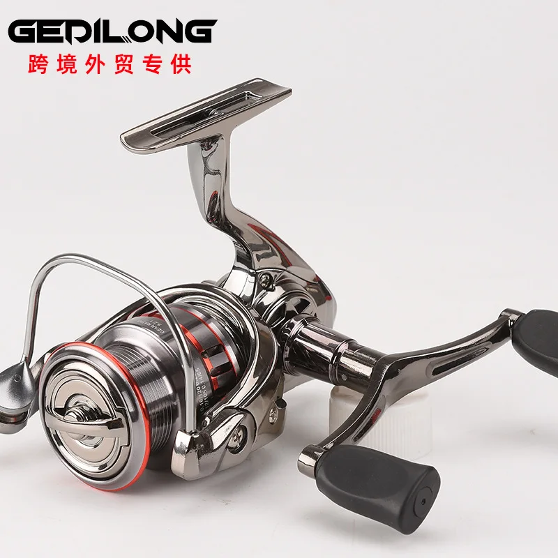 Full Metal Spinning Reel Zero Gap Long Cast Lure Fishing Double Rocker Arm Lightweight Bait Finesse Sea Rock Fishing Freshwater