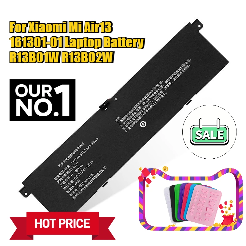 

For Xiaomi Mi Air13 161301-01 Laptop Battery R13B01W R13B02W