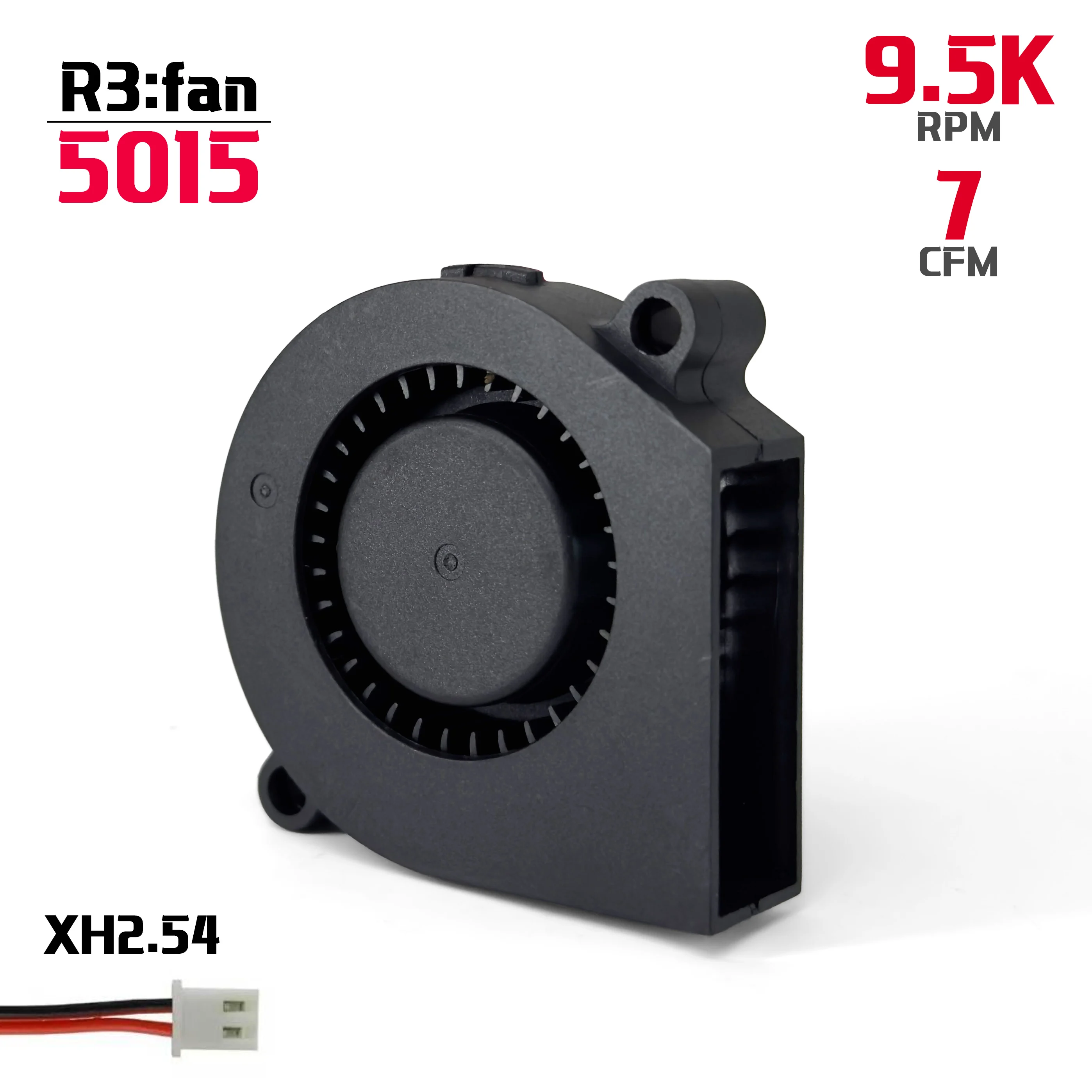 R3men | 9.5K RPM 5015 Wide Outlet High Flow Blower Fan For 3D Printers. R3fan Cooling Fan