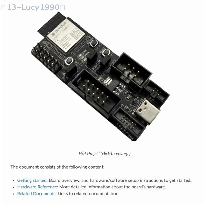 

【CCA13】ESP-Prog-2 Программный загрузчик Espressif ESP-Prog-2 Отладчик Последовательная связь, загрузчик для отладки цепи JTAG