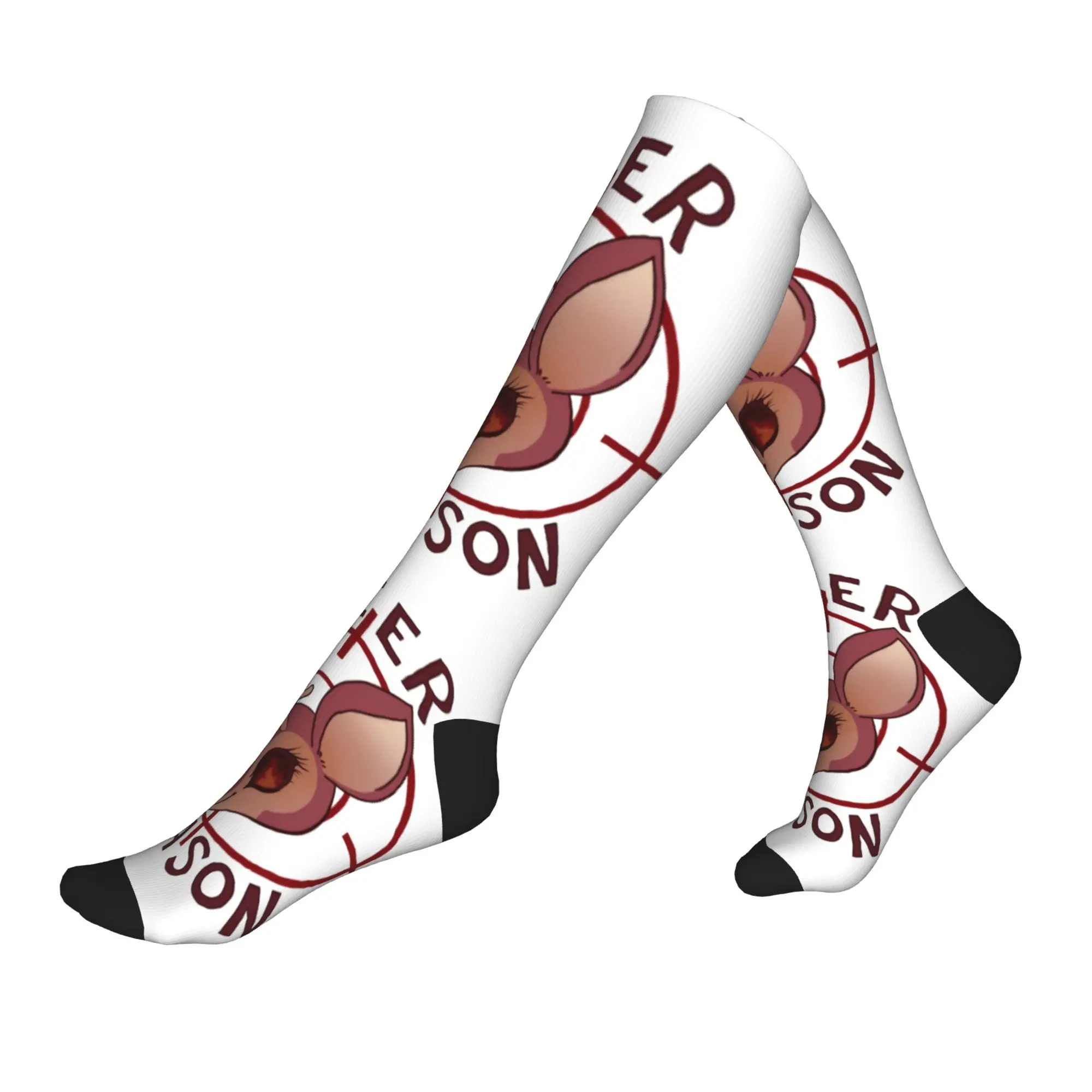 

Hazbins Anime Animation Hotel Deer Season Dress Socks Mens Womens Warm Fashion Novelty Sports Compression Socks