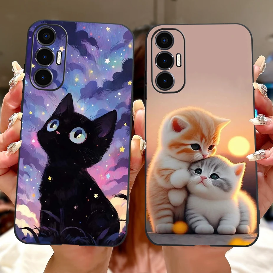 ل Tecno Pova 3 حافظة LF7n موضة جديدة رسمت غطاء لينة سيليكون حالات الهاتف ل Tecno Pova Neo 3 LH6n Pova3 الغطاء الخلفي الوفير #6