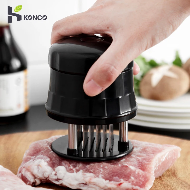 Meat Tenderizer 56 Stainless Steel Needle Blade Meat Beaf Steak Mallet Meat Tenderizer Kitchen Tools Cooking Accessories