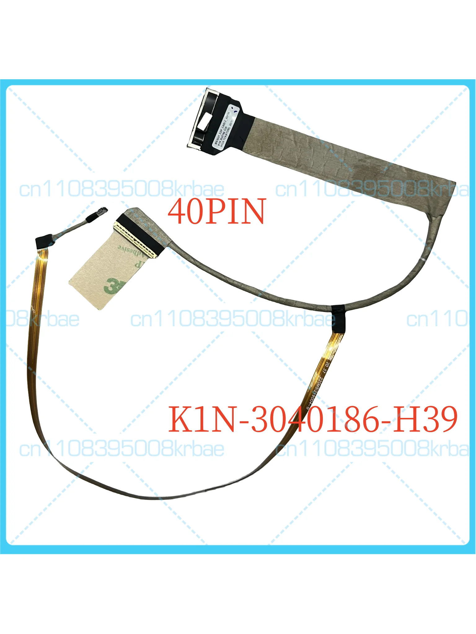 New original Suitable for MSI GL65, GE65, GP65, MS-16U7, U2, U5, U3 screen cables. Model: K1N-3040186-H39