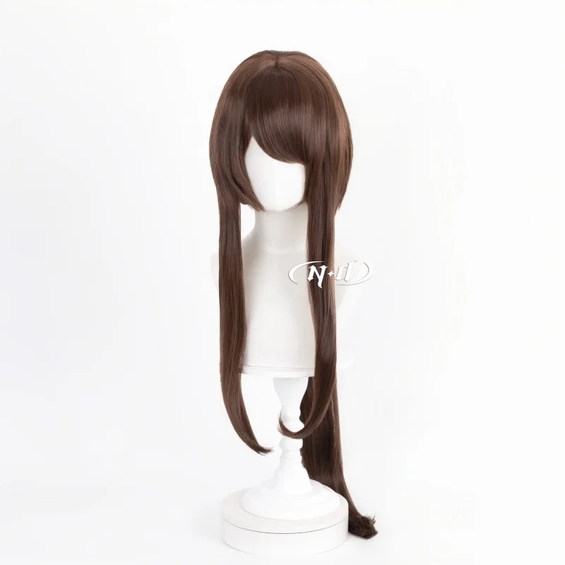 ND 브랜드 Amiya Arknights 코스프레 가발 헤어피스 코믹콘 코스플레이어 할로윈 의상 파티 테마 내열성