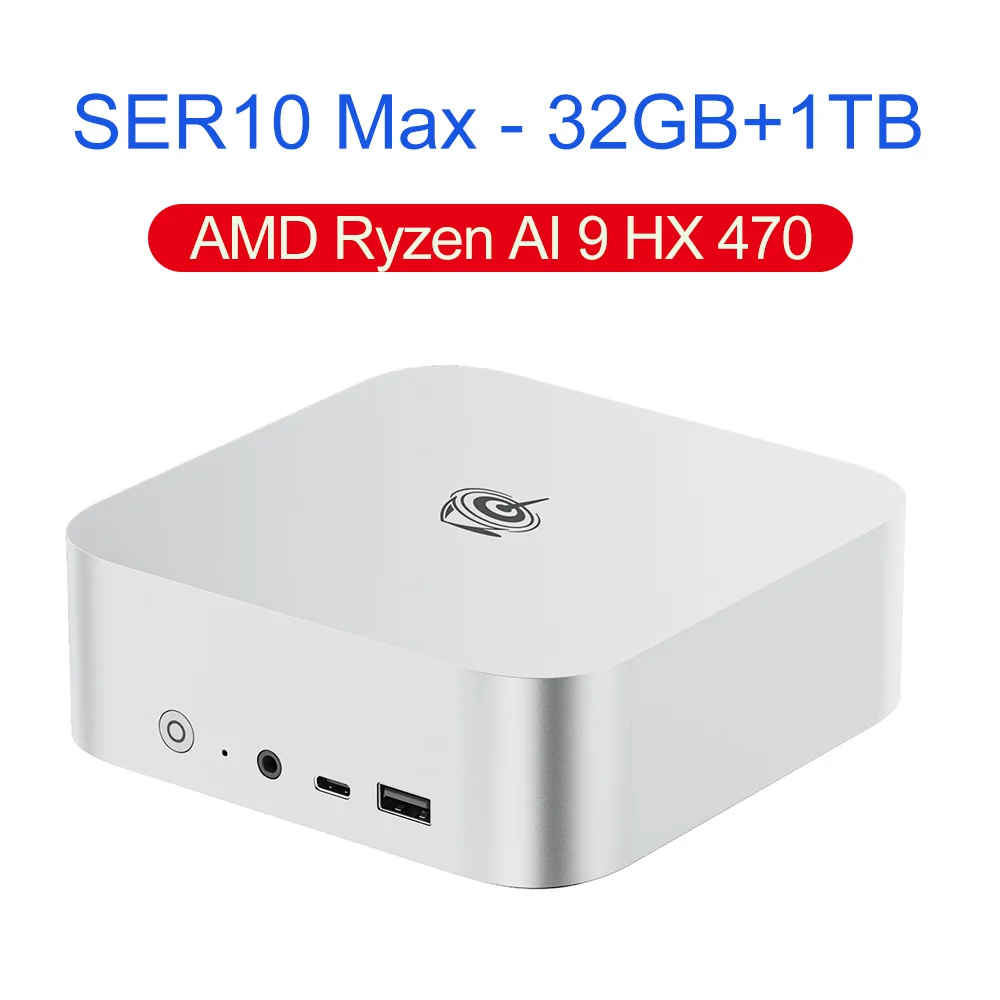 ミニPC Beelink SER9 Ryzen HX370 32G RAM 1TB SSD Beelink SER9 Pro AMD Ryzen AI9 HX370 Powerful AI PC 32G DDR5 1T