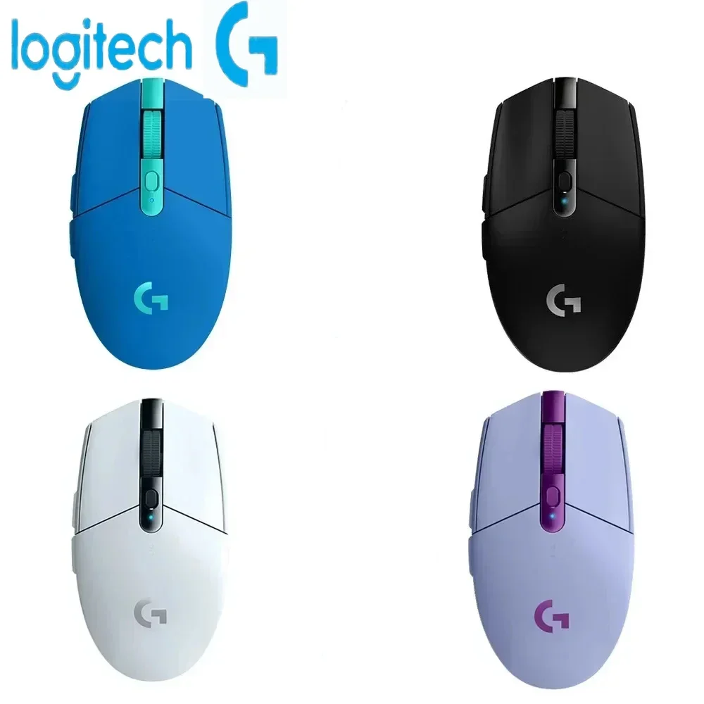 Logitech G304 Lightsync Mouse Berkabel Backlit Tombol Samping Mekanis Mouse USB Gaming Aksesori Laptop Mouse Gaming Nirkabel