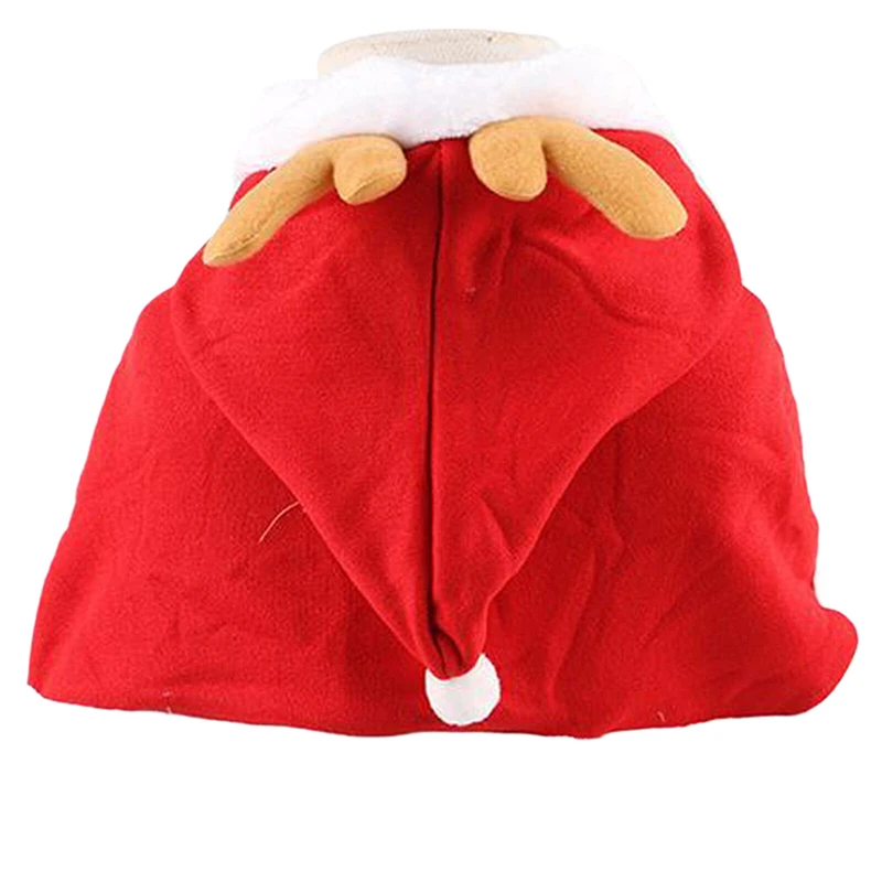 Funny Cat Christmas Costume Santa Cosplay Pet Cloak Christmas Cape With Hat Pet Accessories Festival Dress Up Props Decor