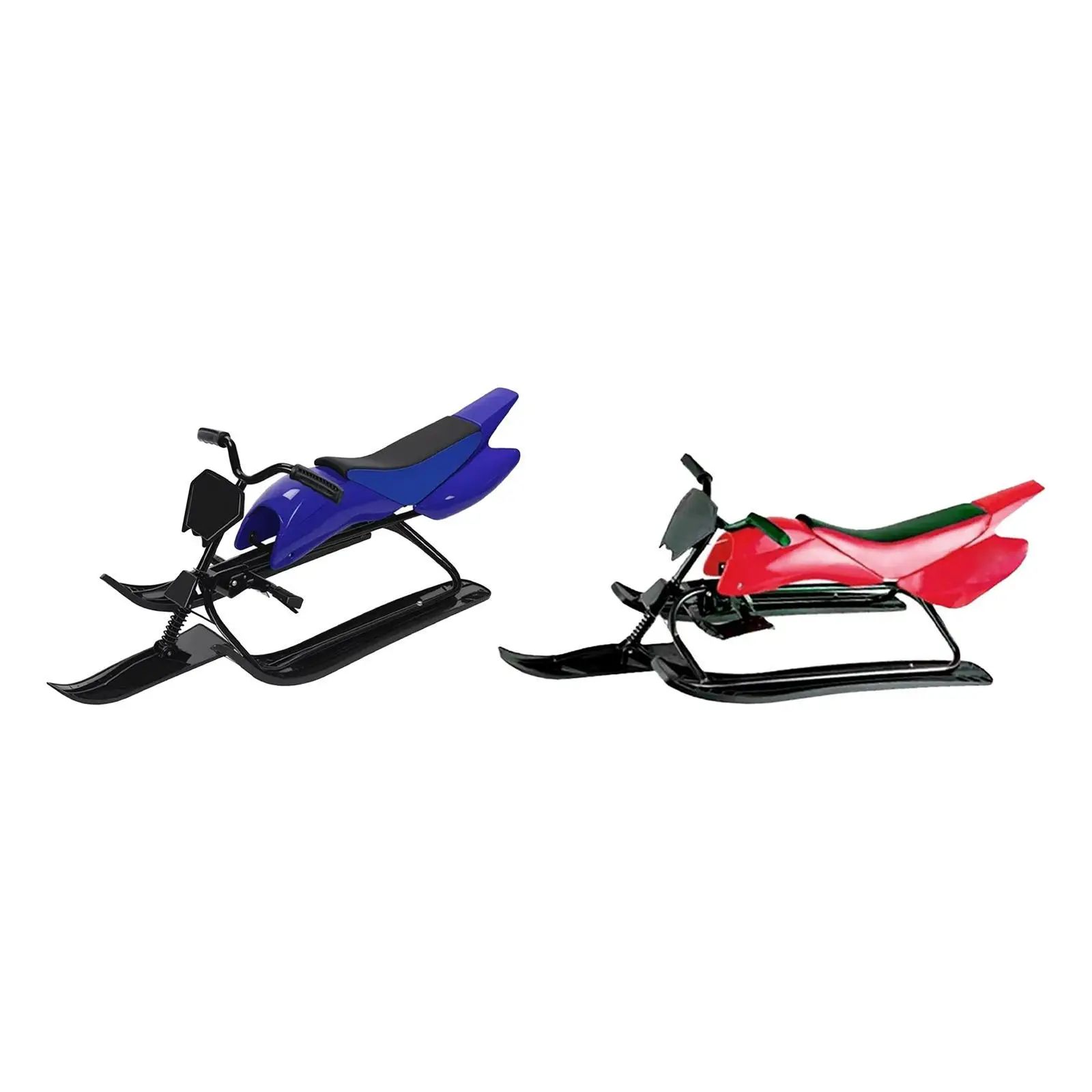 Snow Sled with Brake Ski Sled Girls Children Outdoor Activities Games Lightweight Versatile Unique Ski Slider Snow Sledge