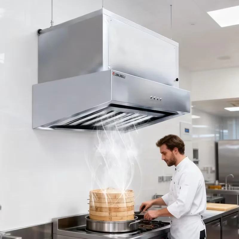 IS09001 Certified Kitchen Ductless Kitchen Hood ESP Filter with Electrostatic Precipitator Smoke Removal for Hotel Kitchen