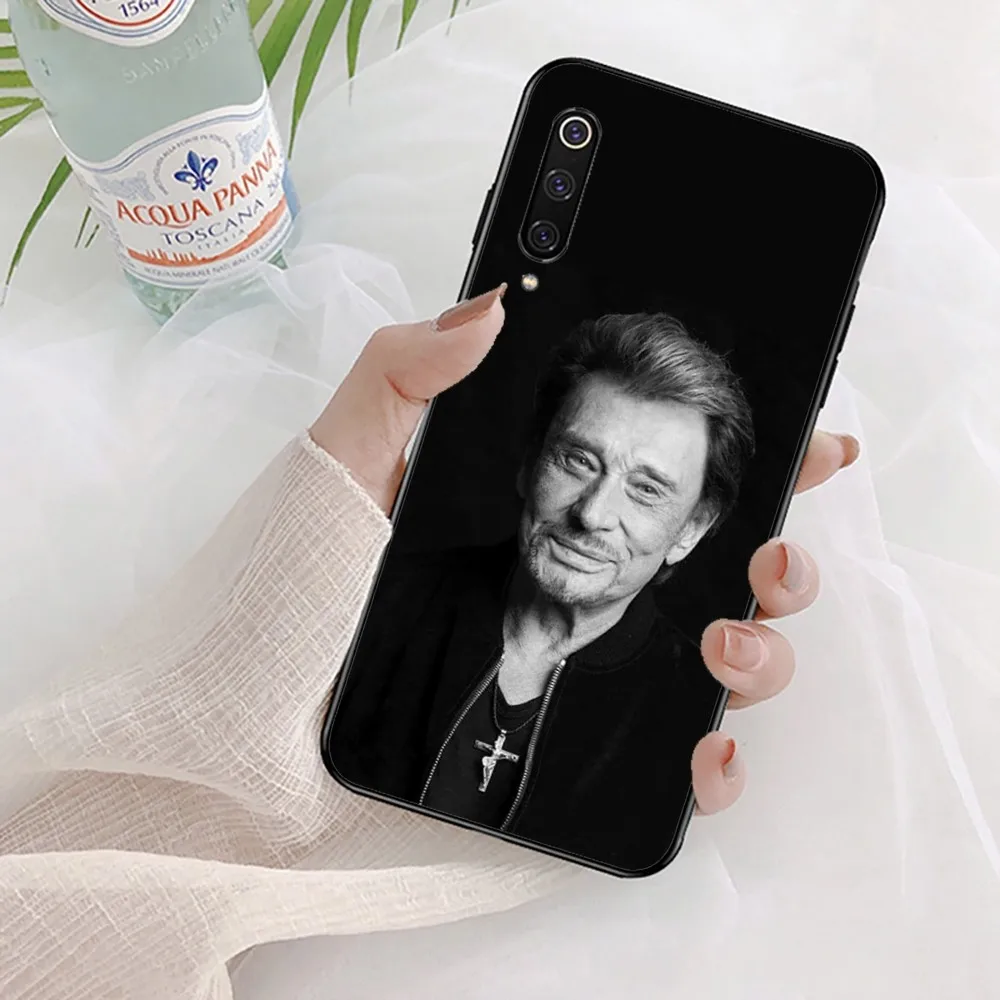 Music Johnny Hallyday Phone Case For Xiaomi Mi 5X 8 9 10 11 12 lite pro 10T PocoX3pro PocoM3 Note 10 pro lite