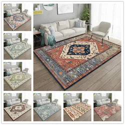 Turkish Enthic Living Room Carpet Retro Persian Bedroom Beside Floor Mat Home Sofa Coffee Table Area Rugs Kitchen Doormats Decor