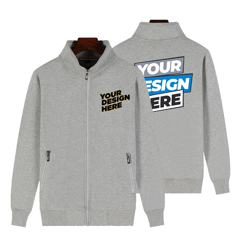Unisex Custom Print Sweatshirts Pullover DIY Design Logo Casual Streetwear Fashion Hoodies for Men And Women Spring Autumn