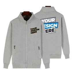 Unisex Custom Print Sweatshirts Pullover DIY Design Logo Casual Streetwear Fashion Hoodies for Men And Women Spring Autumn