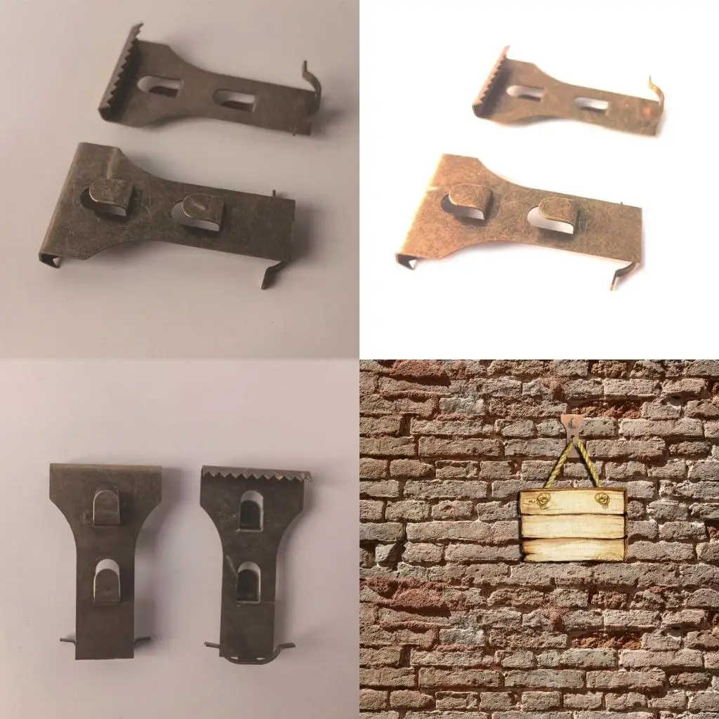 

Simple to Use Brick Hangers for Festival Decoration Snugs Fit on Most Brick Set of 10 Home and Outfoor Accessory N2UD