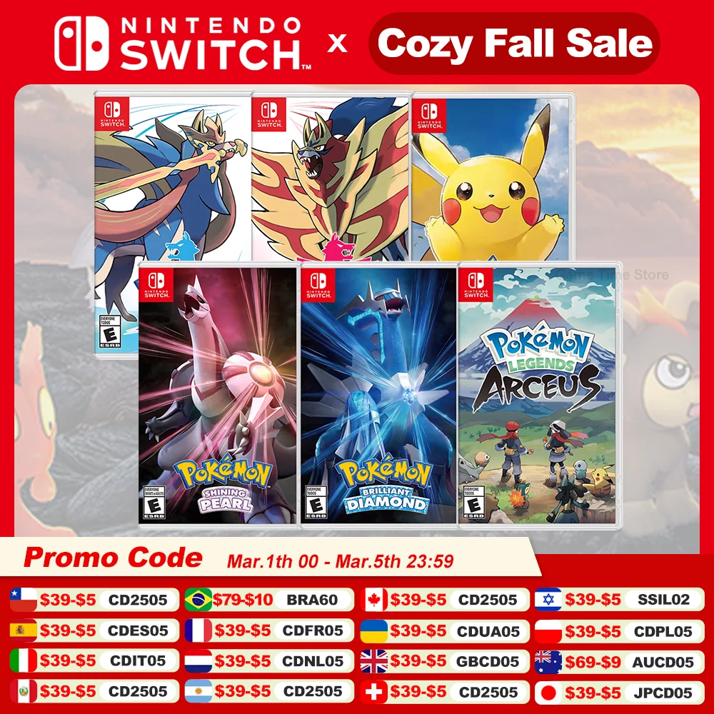 Pokemon Scarlet Игровые предложения Nintendo Switch 100% официальная поддержка физической карты Настольный ручной режим для переключателя OLED Lite