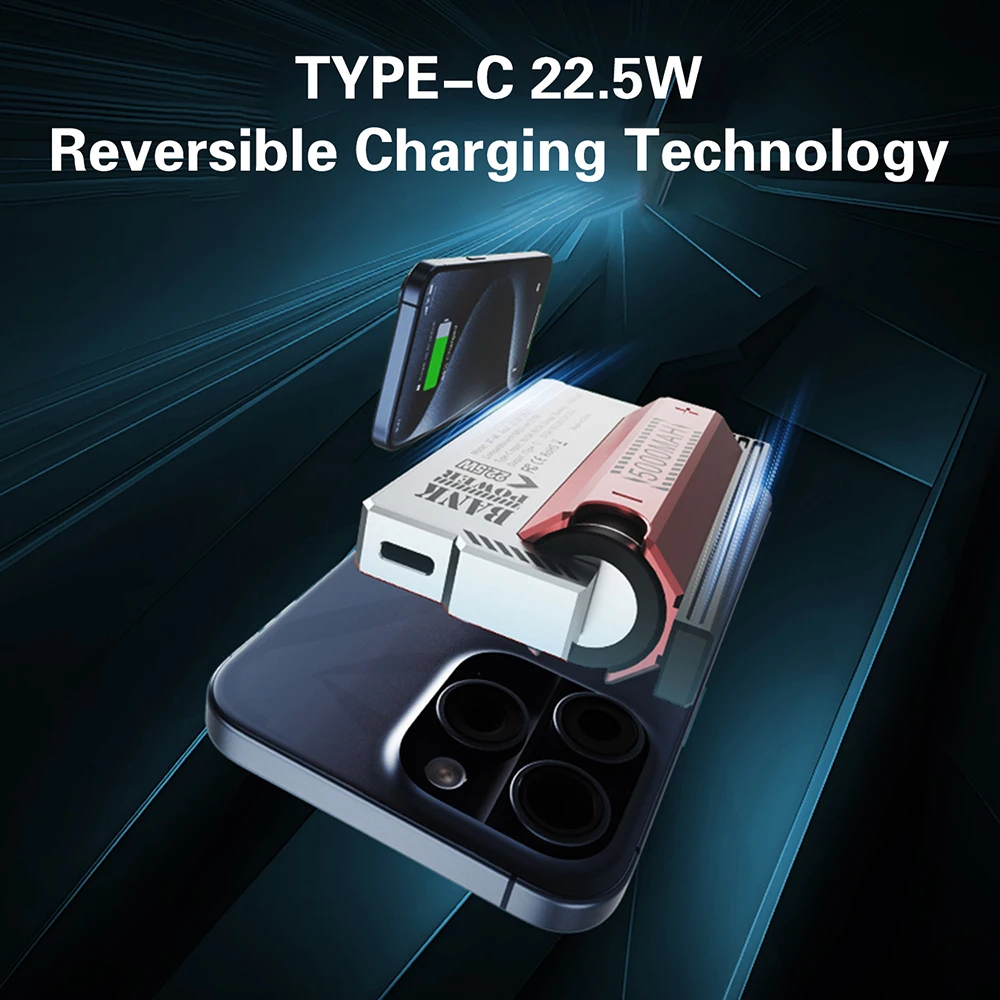 21700 Power Bank Case Mini Ups DIY Battery Box with 22.5W Fast Charging No Soldering Required Portable Mobile Power Shell