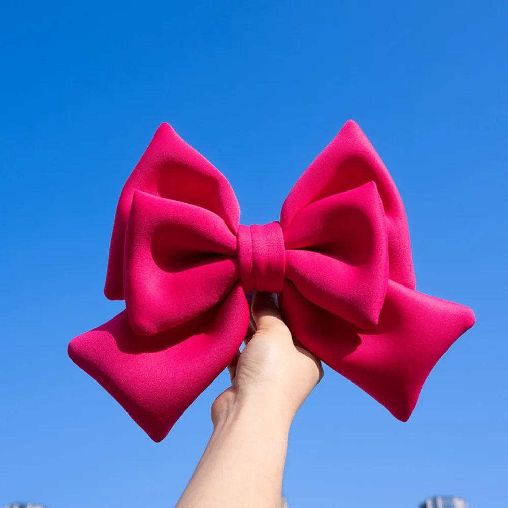 

Cute Cloth Helmet Bowknot 12 Colors Bowknot Cloth Satin Ribbon Bow Bowknot Decor Helmet Accessories