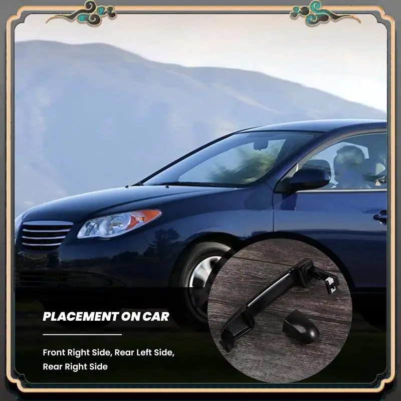 M45K-For Hyundai Elantra 2007-2010 مقبض الباب الخارجي الأمامي الأيمن أو الخلفي 82651-2H000 #4