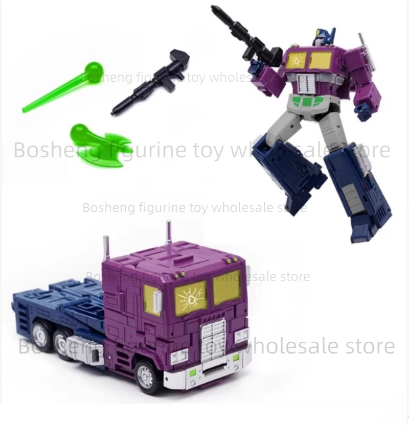 [IN VOORRAAD NU] Getransformeerd speelgoed ALS SPEELGOED AS-08B AS08C Zwart Paars KO SS86 OP Prime Action Figure