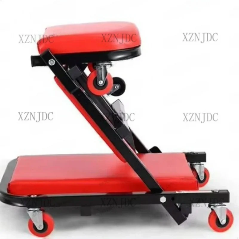 

Foldable Seat With Wheel Multi-Function Garage Tool Car Creeper Tools